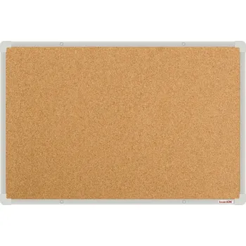 BoardOK - tabule korek 90 x 60 cm, šedý rám