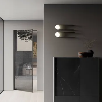 Lampička Nástěnné svítidlo Fabbian Comet, antracit, kov, sklo, G9 1 x 4,5 W LED - Doprava zdarma