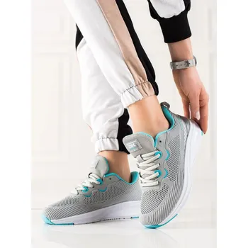 Dámské tenisky DK Jedinečné dámské tenisky šedé bez podpatku 39