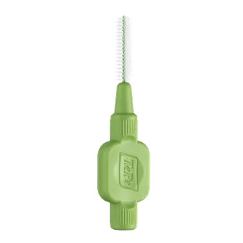 Zubní kartáček TePe Original mezizubní kartáčky z bioplastu 0,8 mm, zelené, 25 ks