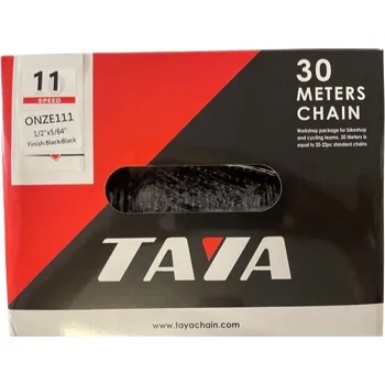 Řetěz na kolo Řetěz 11sp. TAYA ONZE-111, metráž 30m - black