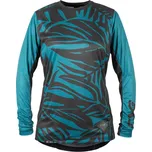 TSG Floral Langarmtrikot Damen – dámský MTB dres s dlouhým rukávem Ocean Depths/Black Velikost: S