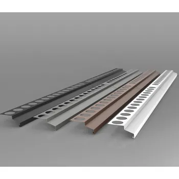 Stavební profil LIKOV s.r.o. LIKOV profil balkonový roh roh 1x1m hnědý elox (192.1002)