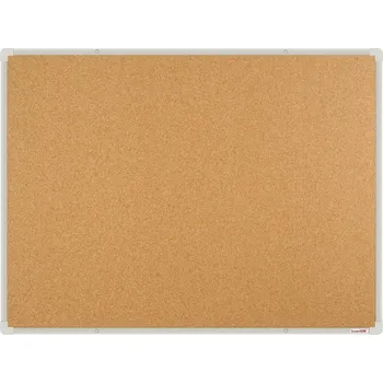 BoardOK - tabule korek 120 x 90 cm, šedý rám