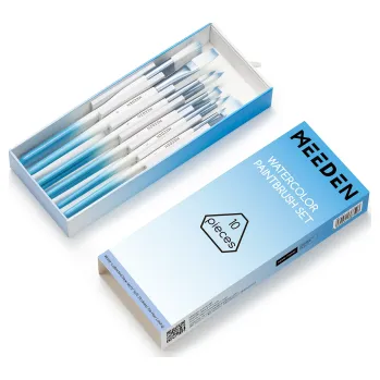 Umělecký štětec Sada akvarelových štětců Meeden 10ks (Sada akvarelových štětců Meeden 10ks)