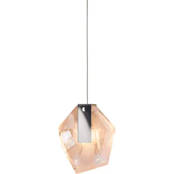 Bomma Luxusní závěsné svítidlo Fragments bez baldachýnu, small Povrch Montury: Broušená zlatá, Barva skla: Bílá