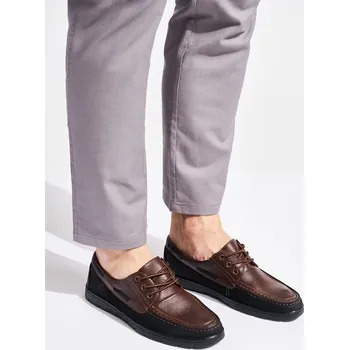 Pánské polobotky Moderní hnědé polobotky pánské 41