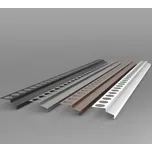 LIKOV s.r.o. LIKOV profil balkonový přímý 2m, hnědý elox (191.2002)