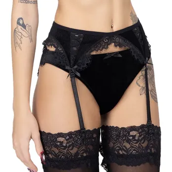 Kalhotky kalhotky dámské KILLSTAR - Mephistan Muse - Black - XL