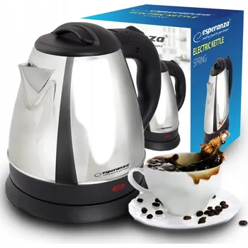 Rychlovarná konvice Rychlovarná konvice Esperanza 838I40-K2263K 1367,18 W 1,02 l stříbrná/šedá