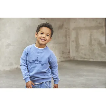 Chlapecká mikina En Fant dětská mikina, modrá Velikost: 110 OEKO-TEX