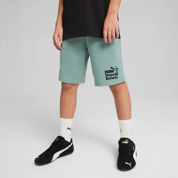 Chlapecké kraťasy PUMA - MID90S LONG SHORTS TR B DĚTSKÉ TEPLÁKOVÉ KRAŤASY MINT ZELENÉ 685151-30128