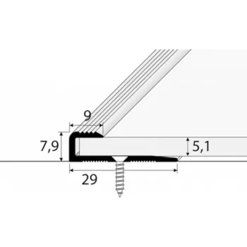 ukončovací lišta Küberit Ukončovací lišta pro PVC, lino, vinyl, koberce a podlahy 5 mm Barva: bronz E03