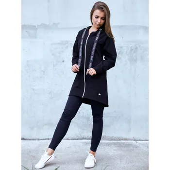 Dámské oblečení Dámská mikina s kapucí VSB SOPHIA černá na zip