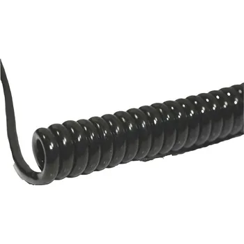 elektrický kabel BKL Electronic 1506212 spirálový kabel Li12Y11Y 400 mm / 1600 mm 4 x 0.50 mm² černá 1 ks