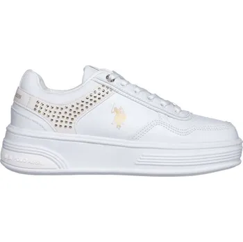 Dámské tenisky Dámské tenisky U.S. POLO ASSN. ASUKA 41 Bílá, Zlatá