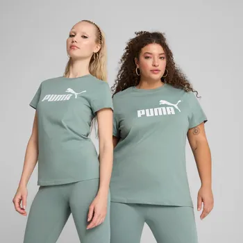 Dámské oblečení PUMA - ESS NO. 1 LOGO TEE DÁMSKÉ BAVLNĚNÉ TRIKO MINT ZELENÉ 682371-30M