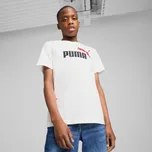 PUMA - ESS 2 COLOR NO.1 LOGO TEE B DĚTSKÉ BAVLNĚNÉ TRIKO BÍLÉ 685778-02128
