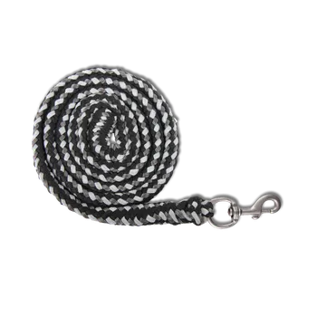 Vybavení pro koně Vodítko Waldhausen Plus s klasickou karabinou, černo šedé Barva: Šedá