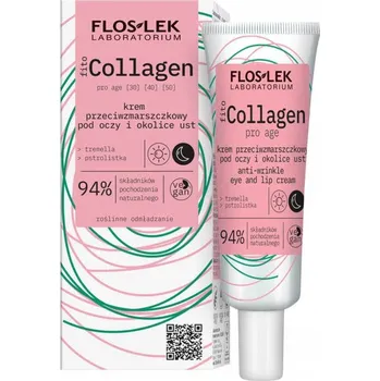 Pleťový krém FlosLek fitoCollagen Pro Age Krém proti vráskám na oči a okolí úst 30 ml