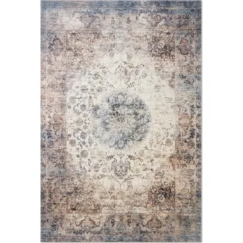 Koberec Protiskluzový vinylový koberec Rozměr: 150x225 cm, Vintage styl s mandalou