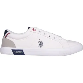 Pánské tenisky Pánské tenisky U.S. POLO ASSN. BASTER001B 45 Bílá, Béžová, Tmavě modrá, Červená