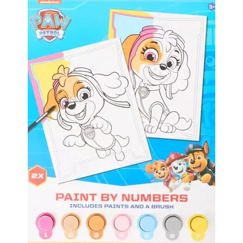 Paw Patrol, Tlapková patrola, Malování podle čísel, Skye