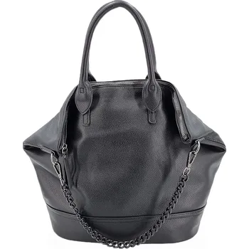 Kabelka Vivian Moderní dámská shopperka černá 5V2QV