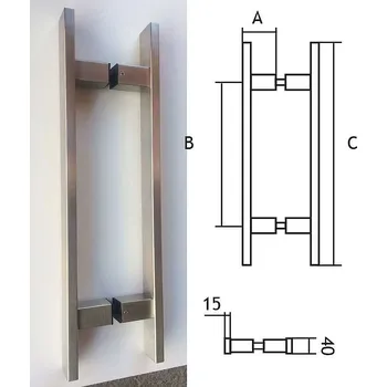 Madlo do koupelny 99400440 madlo nerez mat 15x440x600
