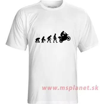 Pánské tričko MSP Triko s motivem 17 evolution 2XL bílé