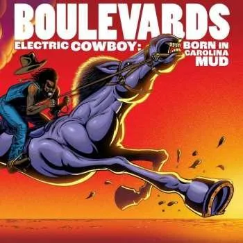 Zahraniční hudba LP Boulevards: Electric Cowboy: Born In Carolina Mud CLR 2022 Coloured Red & Black Swirl Vinyl Special Edition