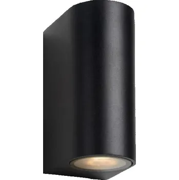 Venkovní osvětlení Lucide ZORA-LED - přisazené bodové svítidlo venkovní - stmívatelné - GU10 - 2x5W 3000K - IP44 - Černá 22861/10/30