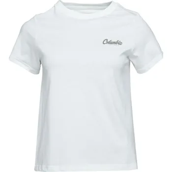 Dámské tričko Dámské tričko Columbia ROLLING BEND GRAPHIC XS Bílá, Stříbrná