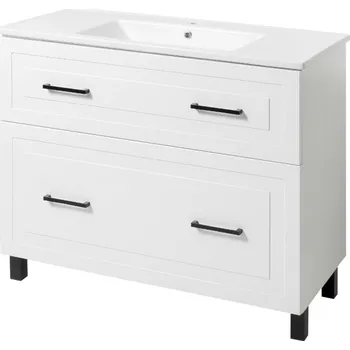 Koupelnový nábytek Lavedo Tokyo 100 koupelnová skříňka s umyvadlem z litého mramoru