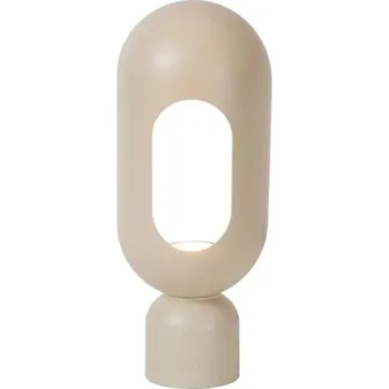 Lampička Lucide BARRIS - Stolní lampa - 1xE27 - Taupe