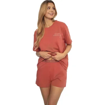 Dámské noční prádlo HENDERSON Dámské pyžamo 41314 Abstract pink L