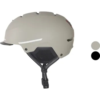 Cyklistická přilba CRIVIT Dámská / Pánská městská cyklistická helma s koncovým světlem