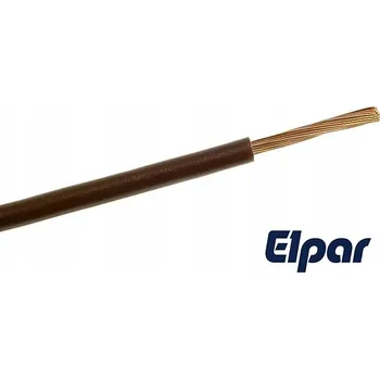 elektrický kabel Kabel Kulatý ohebný (lanko), instalační LgY Elpar 1 x 0,5
