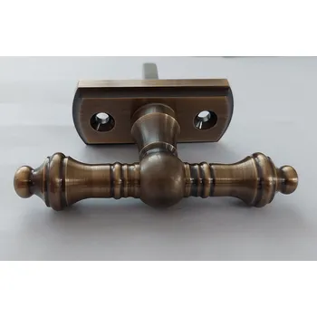 Okenní klika ROMANTIC oliva EURO surová mosaz