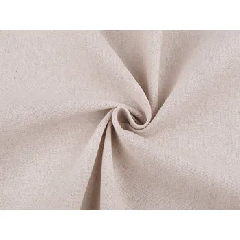 Režná látka směs len / bavlna / PES, barva režná