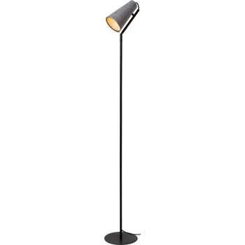 Stojací lampa Lucide BENSEN - Stojací lampa - 1xE14 - Šedá