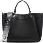 Armani Exchange kabelka střední umělá kůže černá