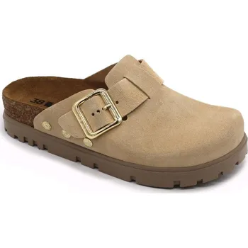 Dámská zdravotní obuv Leon 6006 dámské korkové pantofle na platformě béžová Velikost: 37