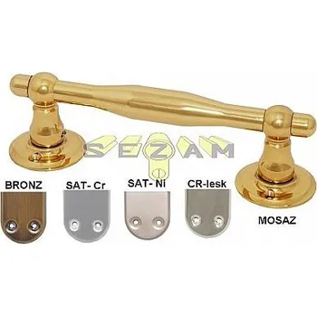 Madlo do koupelny Madlo hladké surová mosaz 140mm