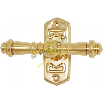 Okenní klika TRADITION oliva broušený chrom