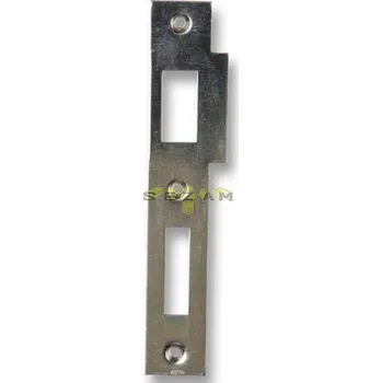 zadlabací zámek Protiplech 2/2 P žlutý ZN rovný