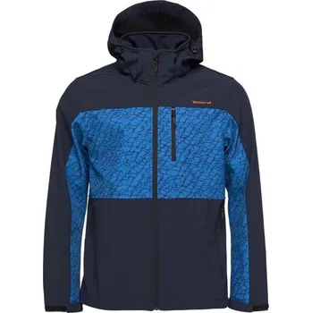 Pánská bunda Pánská softshellová bunda Willard FANTO M Tmavě modrá, Černá, Oranžová