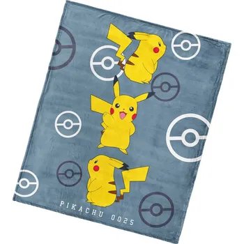 deka Dětská deka Pokémon Detektiv Pikachu 130x160 cm