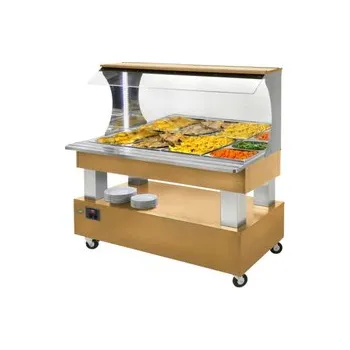 Vinotéka SALÁTOVÝ BAR PŘÍSTĚNNÝ VYHŘÍVANÝ SBM 40 C - SVĚTLÝ DUB/LIGHT OAK