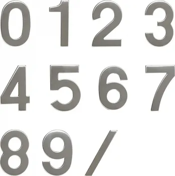 Domovní cedule RN.95L.1.N číslice nerez